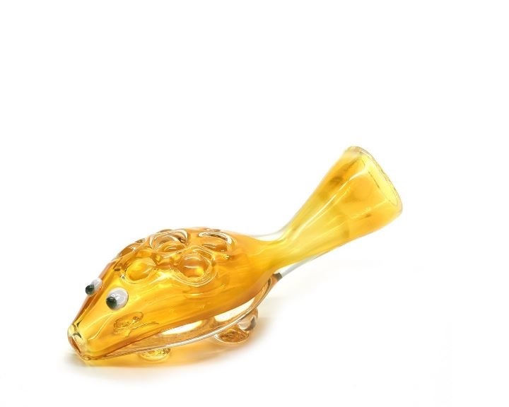 Glass Animal Spoon Pipe - Peanut