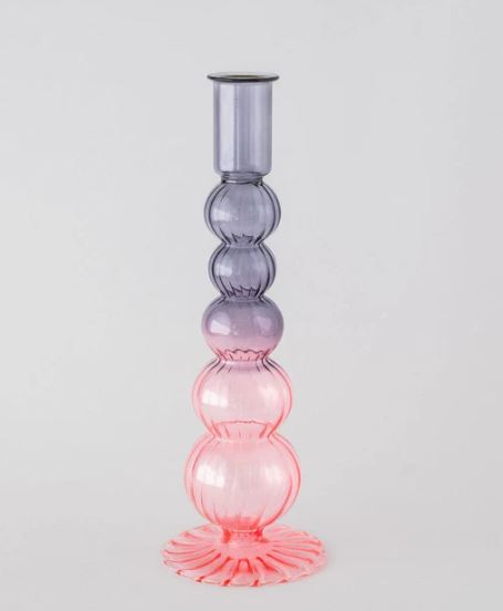 Glass Candle Holder