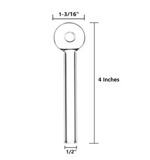 Glass Oil Pipe