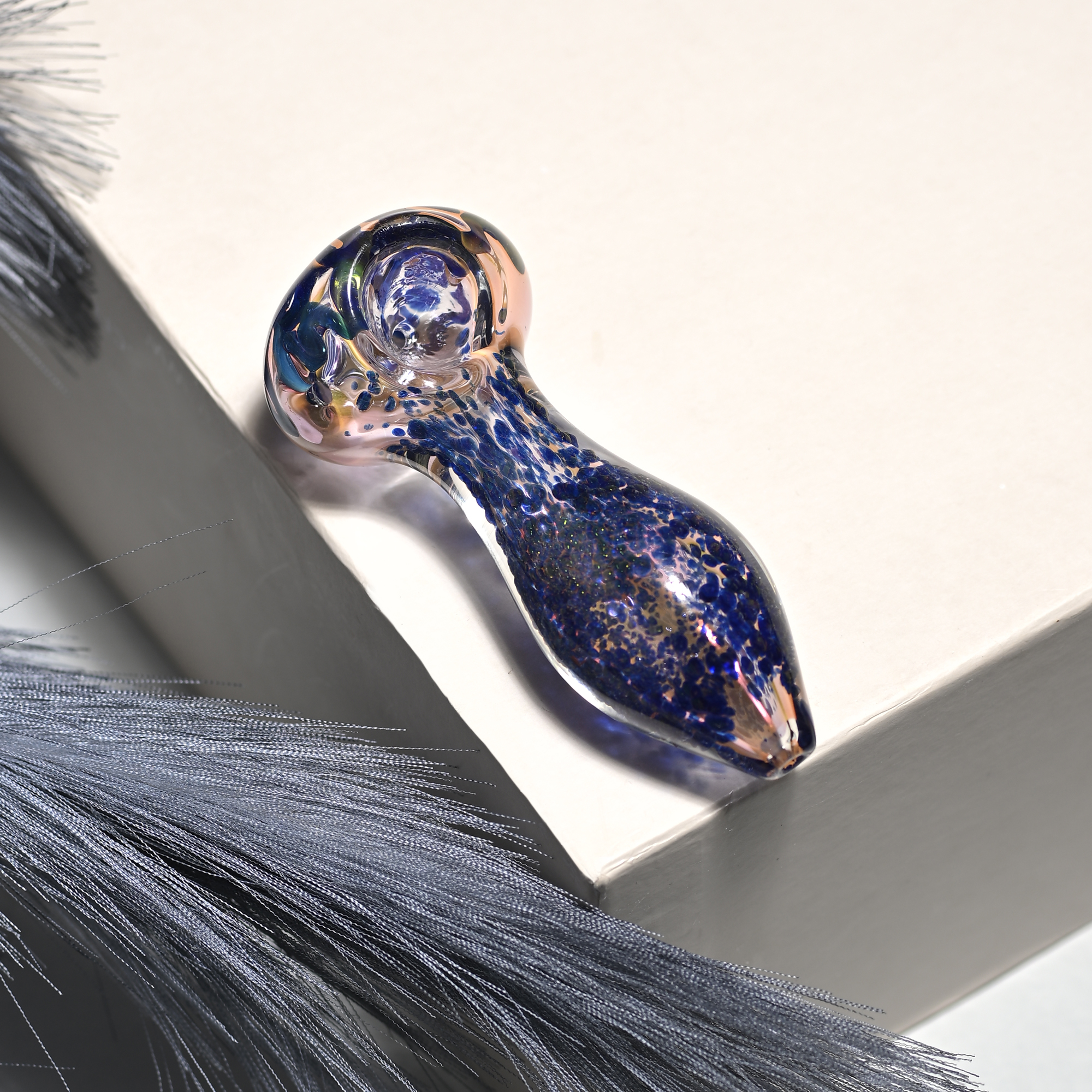 Glass Spoon pipe -Peanut6