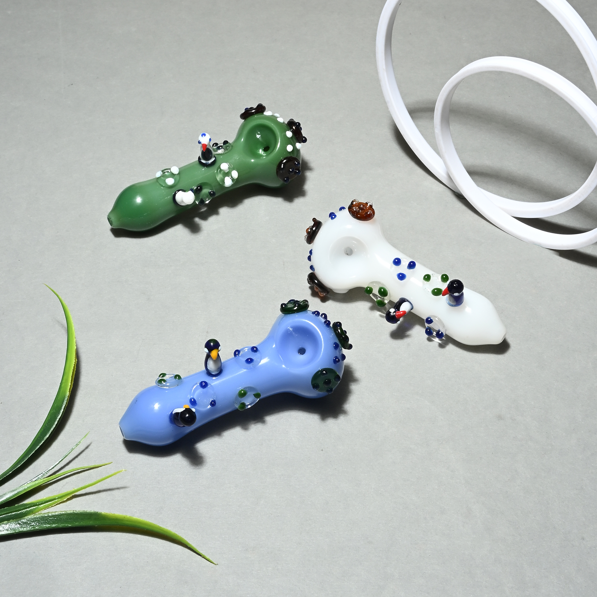 Glass Spoon pipe -Peanut9